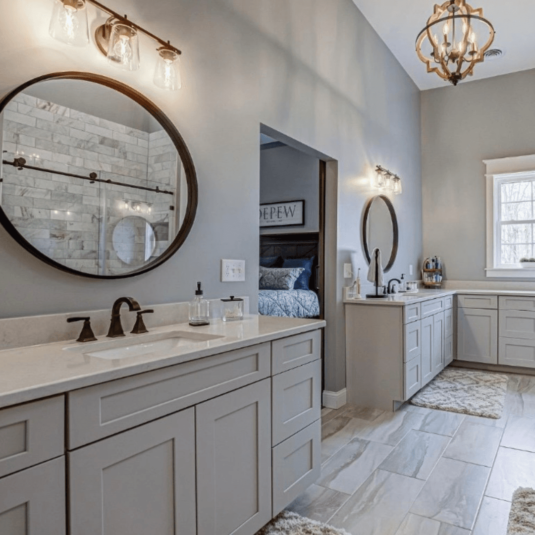 Bathroom remodel — dual vanity