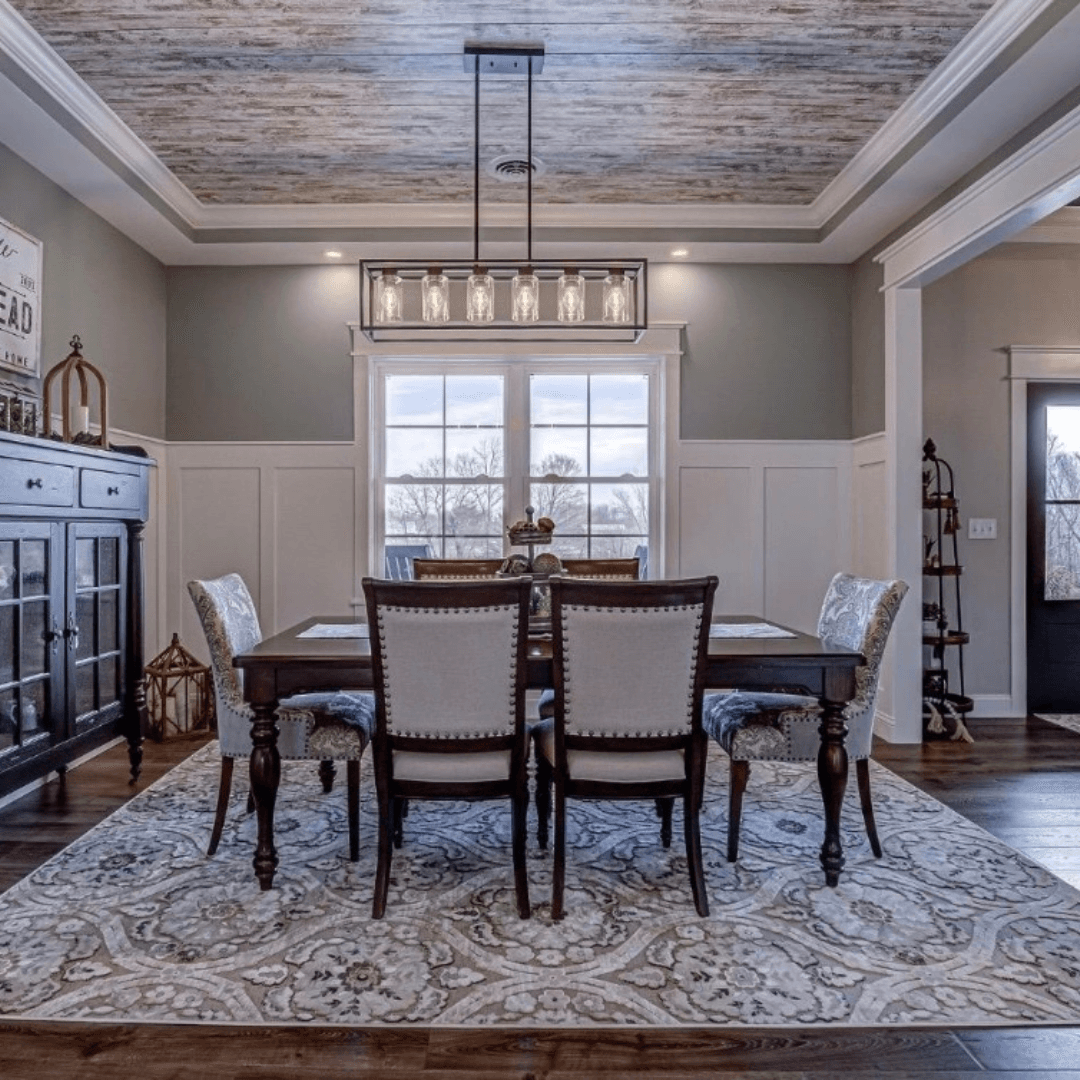 Dining room fixture install