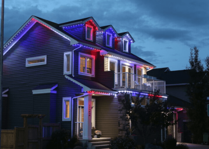 Color-changing accent lighting